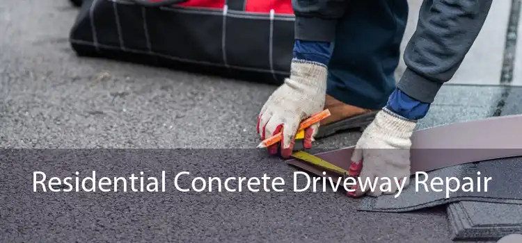 Residential Concrete Driveway Repair 